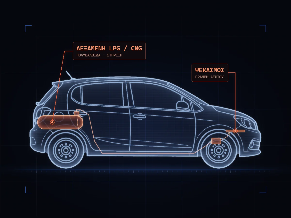 Έλεγχος LPG + CNG